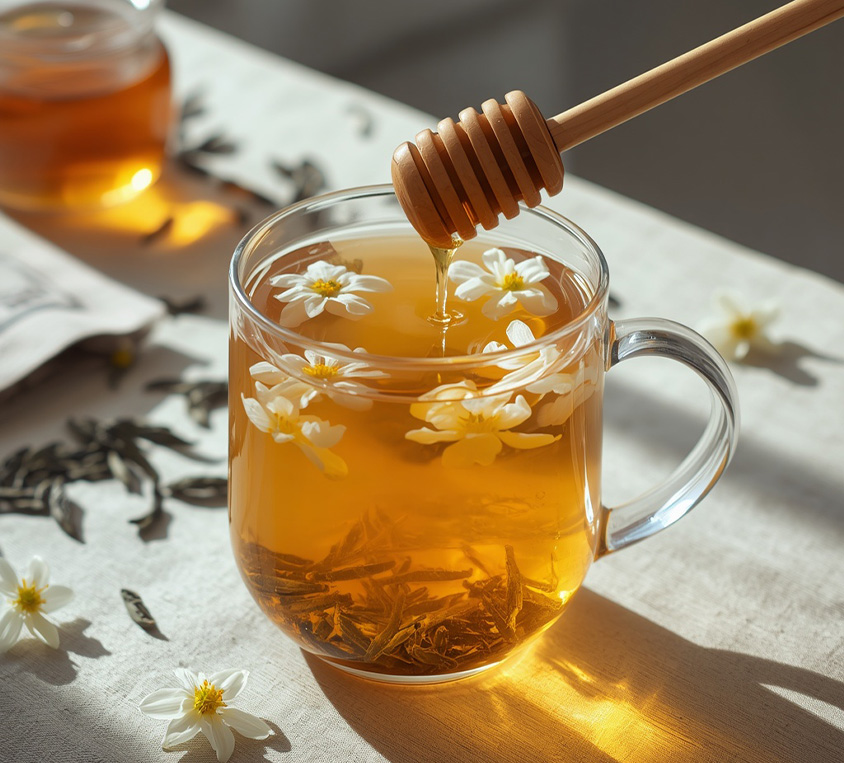 Przepis na herbatę Oolong Classic z miodem i jaśminem